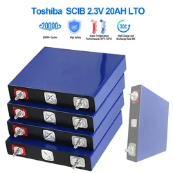 Toshiba LTO 2.3V 20Ah Rechargeable LTO Original High Rate Dischargeable Batteries for Low Temperature High Rate Discharge DIY