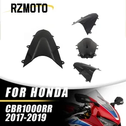 Parabrisas de doble burbuja para motocicleta, accesorio para Honda CBR 1000 RR 2017 2018 2019, CBR1000 CBR1000RR CBR 1000RR