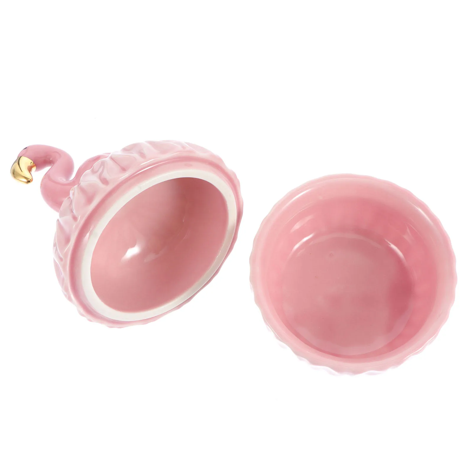 

2 шт. керамическая шкатулка для драгоценностей в мультяшной форме, милый чехол с крышкой, удобный в использовании, идеально подходит для демонстрации и хранения