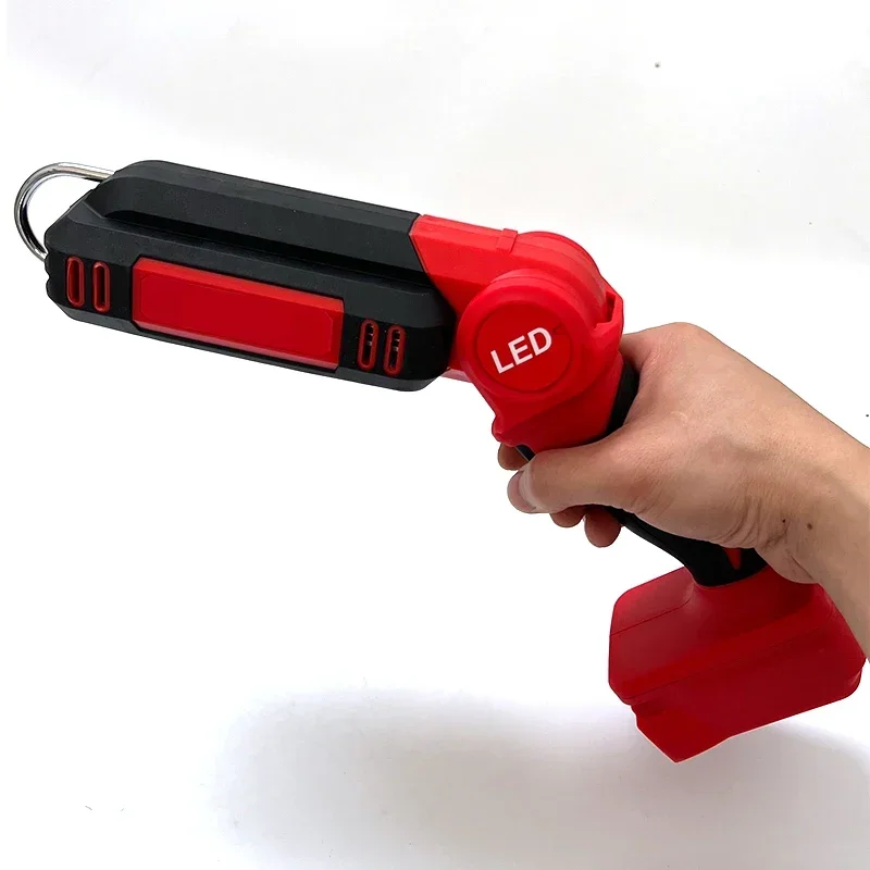 LED-Arbeitsleuchte, superhell, 90 Grad, Clip-on-Licht, Lithium-Batterie, 20 V, M18, Flutlicht, Außenbeleuchtung, Camping, passend für Milwaukee