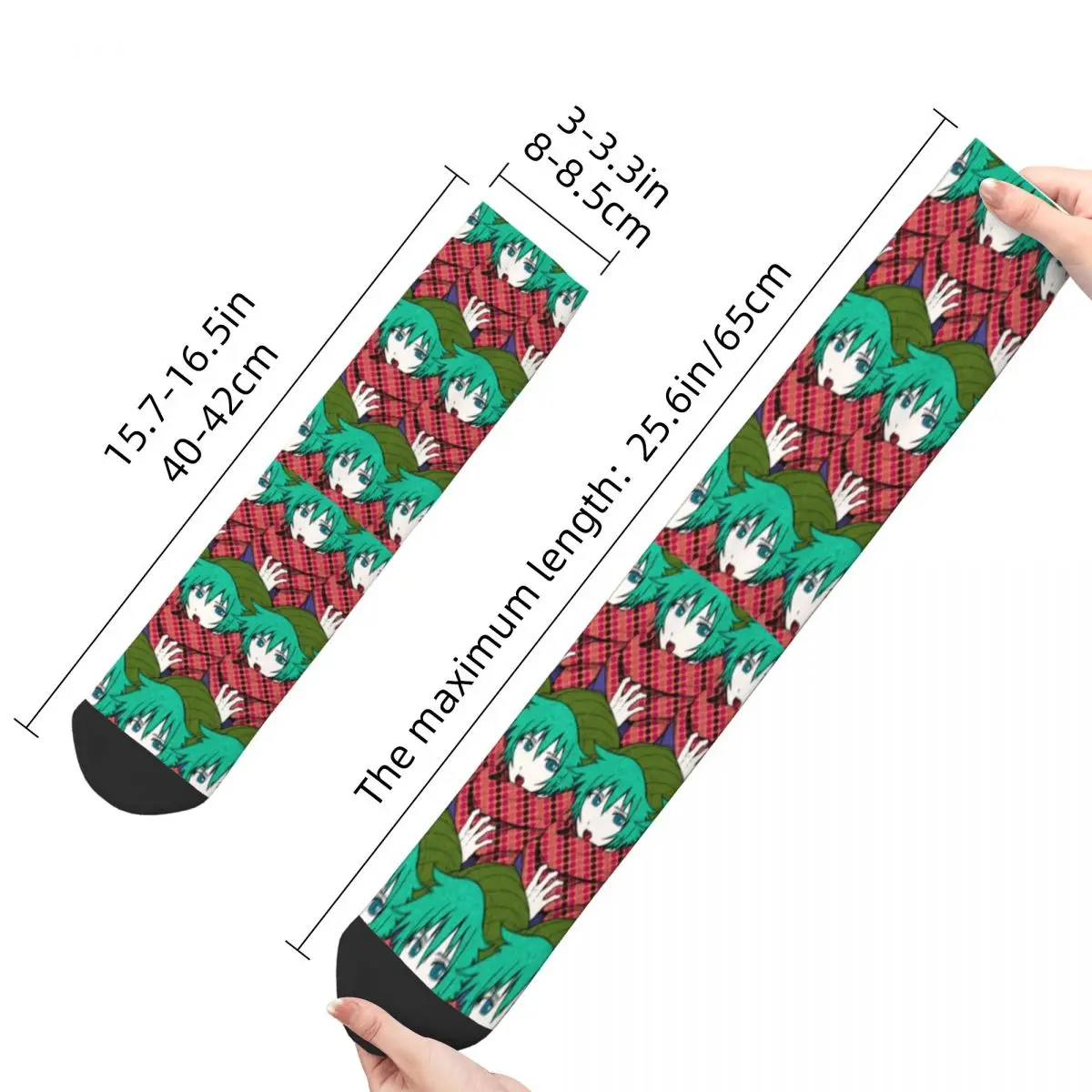 Shin Tsukimi Your Turn To Die Socks Men Women Casual YTTD Anime Game Socks Spring Summer Autumn Winter Middle Tube Socks Gifts