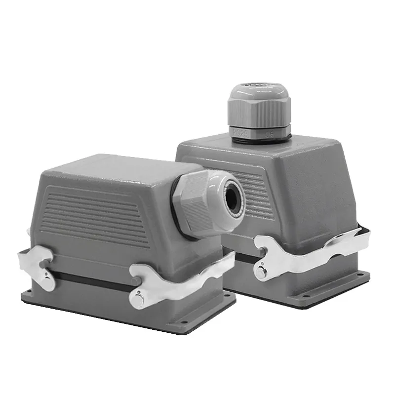 

Heavy Duty Connectors HDC-HE-048-1/2 F/M 48pin 500V 16A Industrial rectangular Connector plug Screw connection