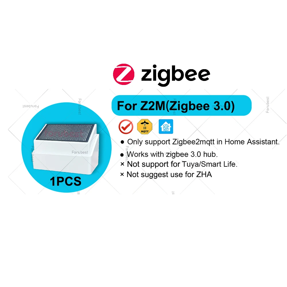 Zigbee Regendetectiesensor met lichtdetector Buiten Waterdichte regendruppsensor voor Tuya Home Assistant Z2MQTT Automatisering - afbeelding 1