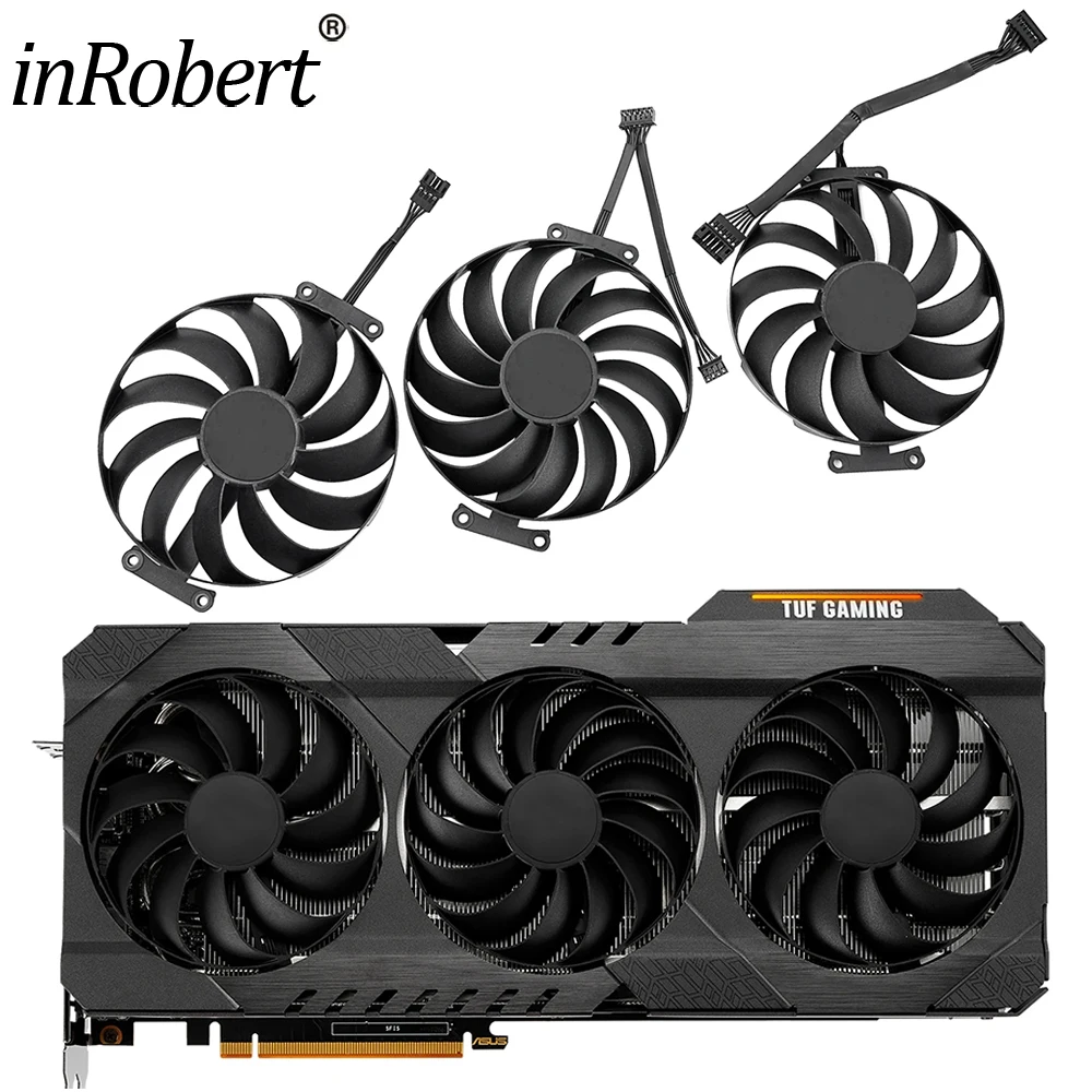 

Cooler Fan Replacement 95MM CF1010U12S For ASUS TUF Gaming Radeon RX 6700 6800 6900 XT OC Edition Graphics Video Card Fans