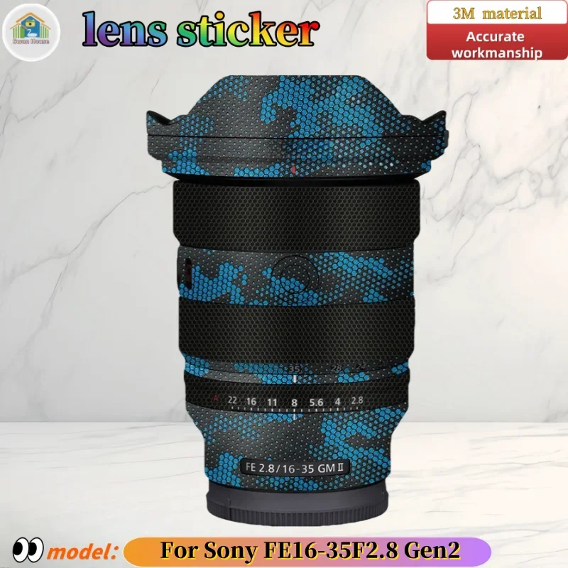 FE1635F2.8 For Sony FE16-35 F2.8Gen2 Camera lens sticker, DIY skin, Precision tailoring wear-resistant protective film