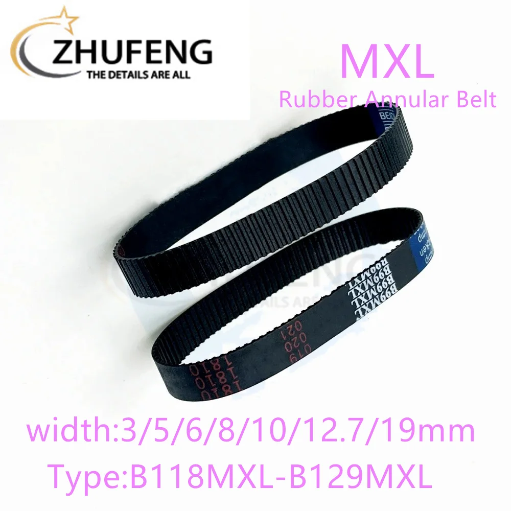 MXL High torqueTiming BeltBelt B118B119B120B121B122B123B124B125B126B127B128B129  Width 3/5/6/8mmto19mm For 3D Printer Drive Belt