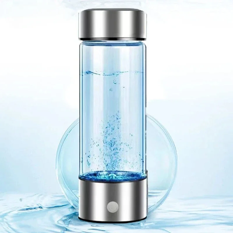 

420ml Hydrogen-Rich Water Cup Electric Hydrogen Rich Water Generator Bottle Titanium Quality Filter Portable Antioxidant Lonizer