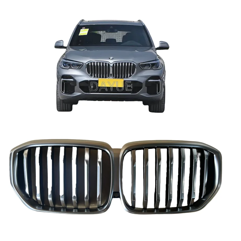 

Modification For X5 G05 Front Bumper Grille New Electroplated Platinum Plastic Bumper Grille for Car