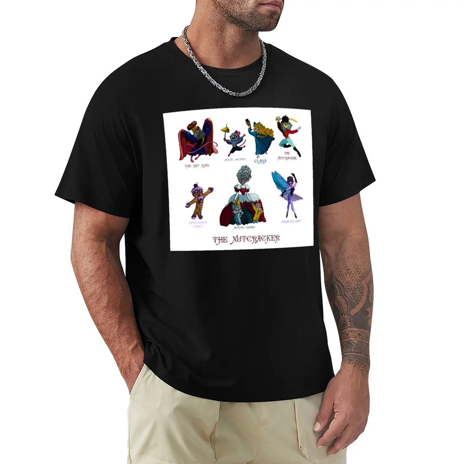 The Nutcracker Poster T-Shirt Anti-Fade Casual Tee Shirt