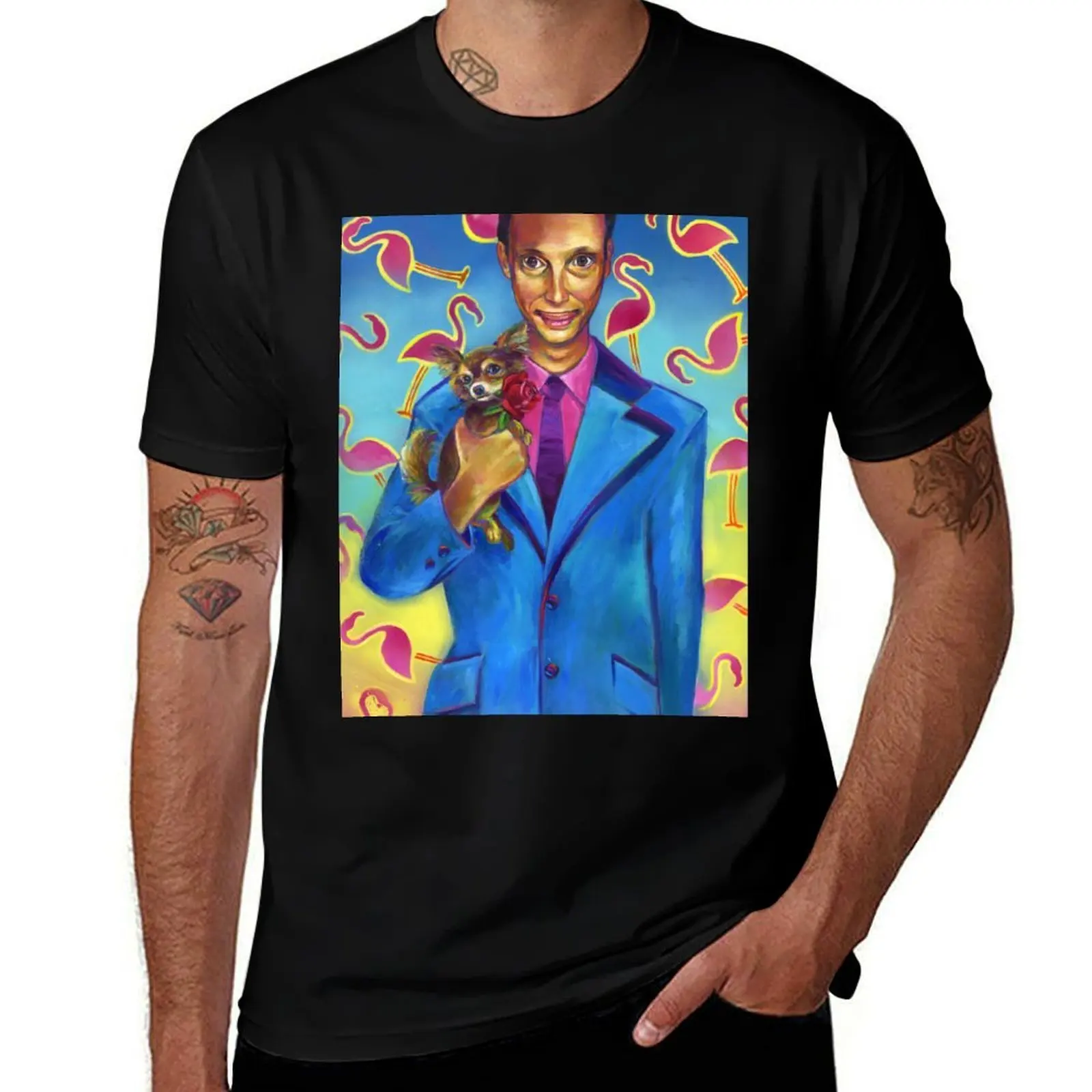 

The Pharaoh of Filth, John Waters T-Shirt Basic Simple Casual Short Sleeve Tee