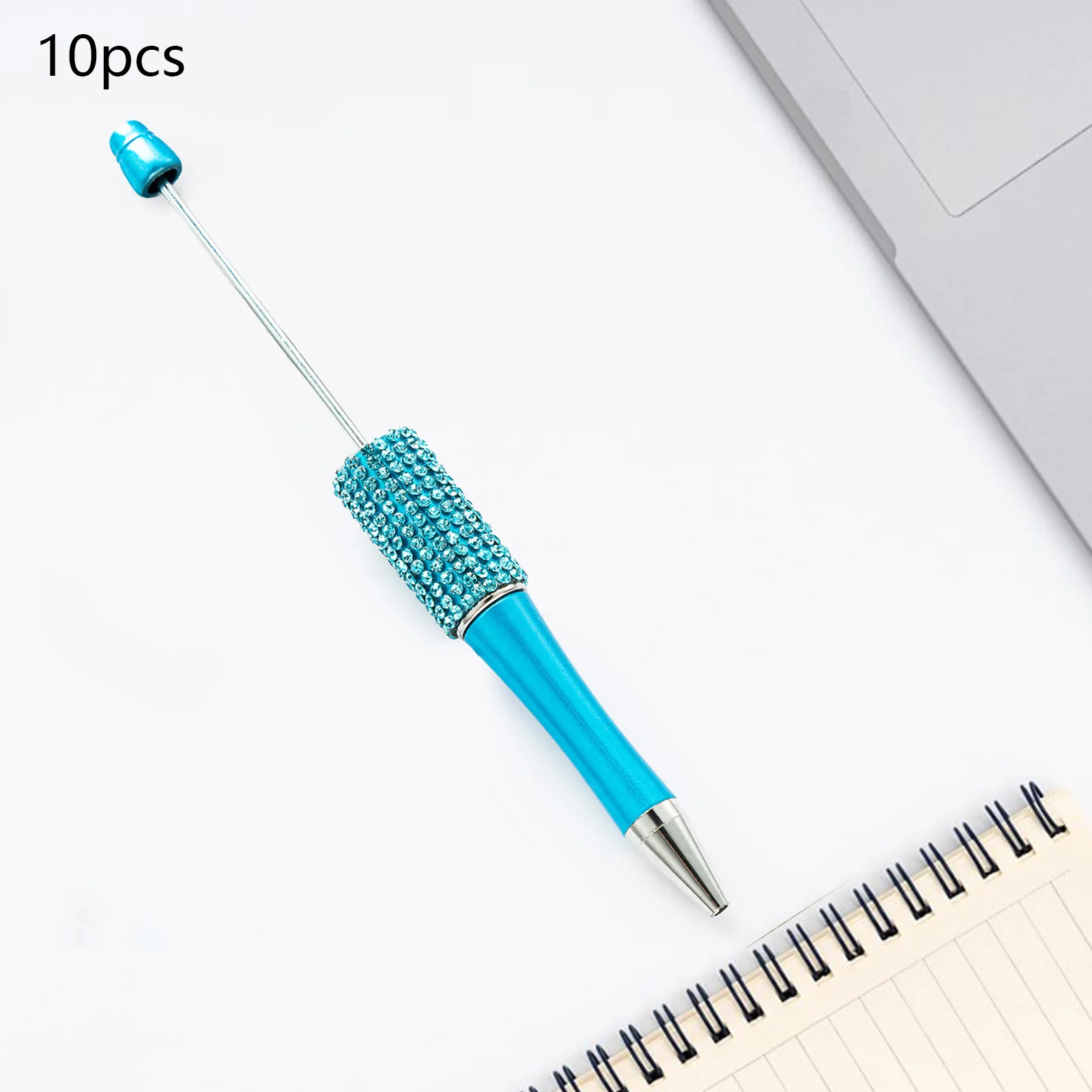 قلم كتابة مطرز بنفسك ، ديكور حفلات ، ألوان متنوعة ، قلم خرزة حديث للمدرسة ، مستلزمات مكتبية ، امتحانات ذاتية الصنع ، 10 في كل مجموعة #5