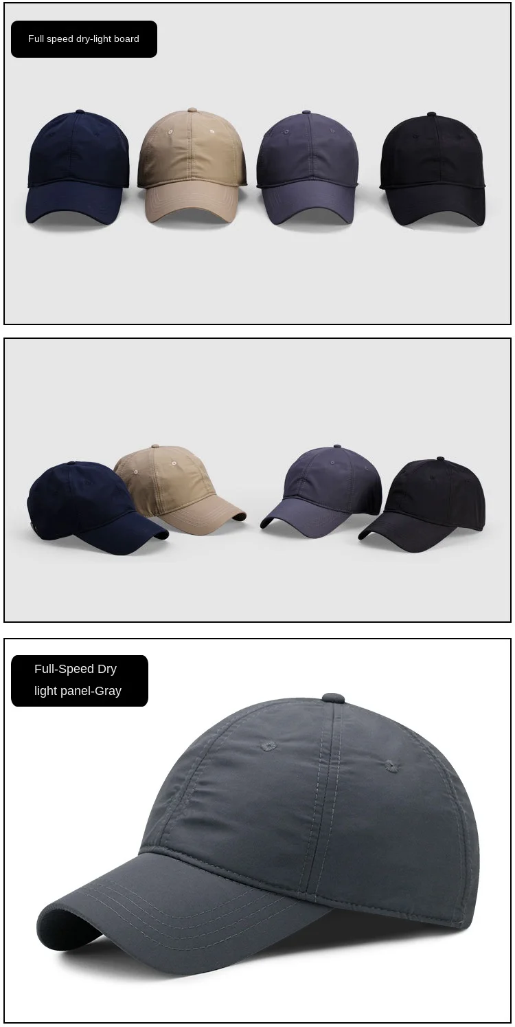 Großen Kopf Mann Plus Größe Baseball Kappe Männer Sommer Dünnen Stoff Mesh Sonnenhut Männliche Snapback Hüte M 55-60cm L 60-65cm gorras hombre – Detail 26