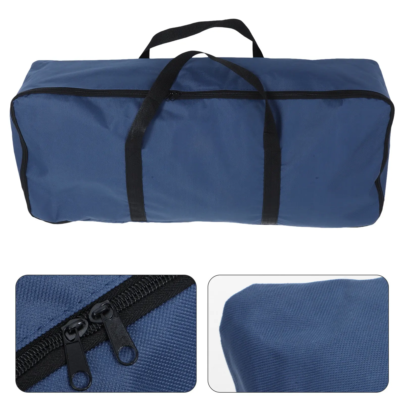 Bbq Utensil Storage Bag Foldable Grill Tool Organizer For Camping Outdoor Picnics Spacious Oxford Cloth Grill Accessory Storage