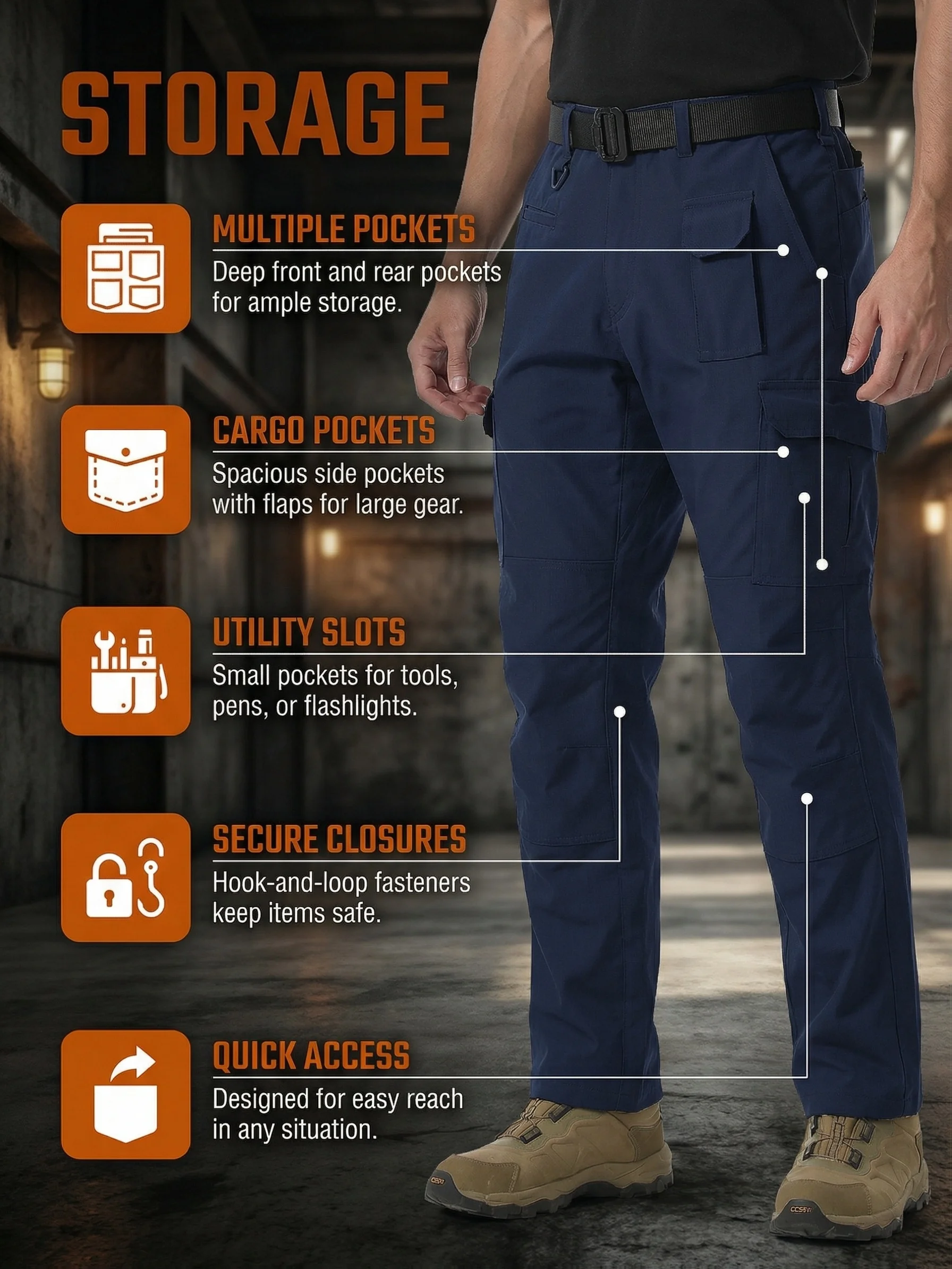 

Тактические брюки для активного отдыха с множеством карманов, мужские высокопроизводительные тактические карго-брюки