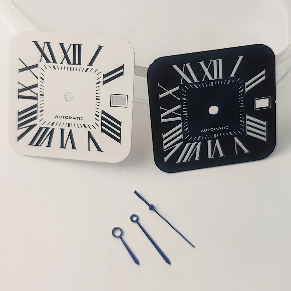 27 مللي متر أرقام عربية مربعة الطلب الأزرق الأيدي ل NH35 36 الحركة التلقائية لساعة أداة إصلاح الجمعية الملحقات