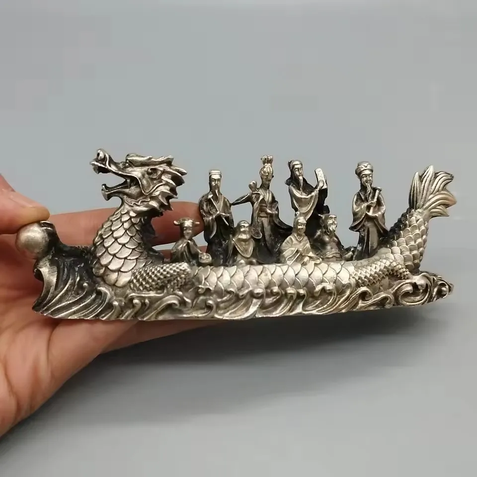 Chinese Elaboration,Cupronickel Engrave ,Good Luck“The Eight Immortals ”,Metal Crafts,Home Decoration,Collect