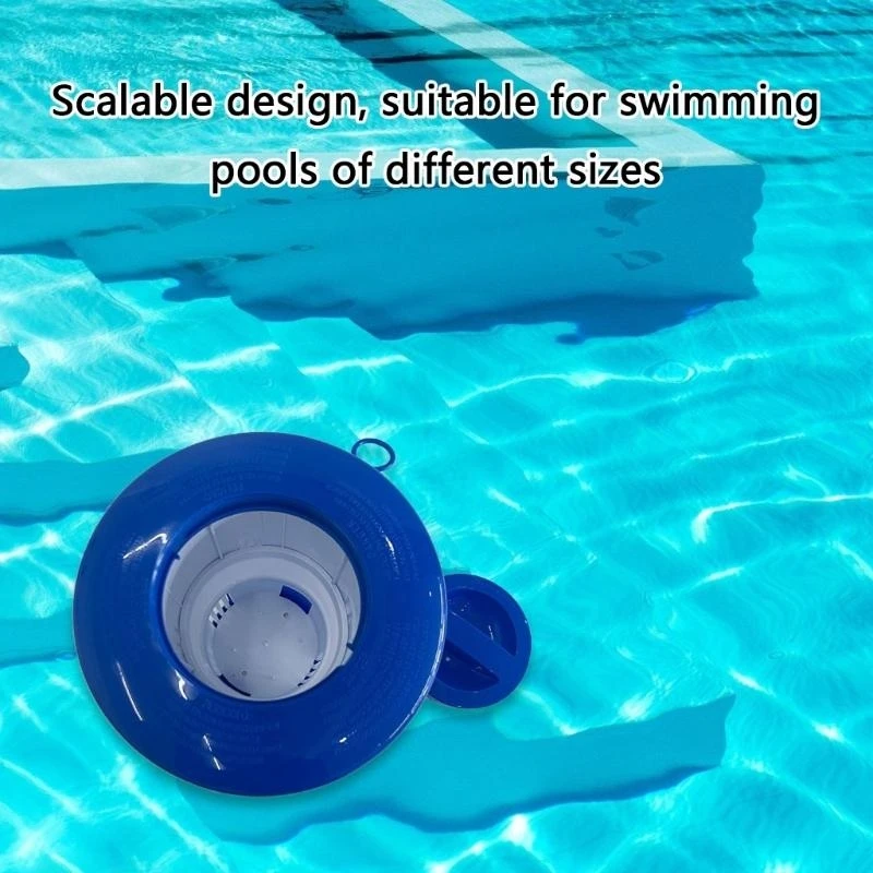 Q39E Large Capacity Floating Chlorine Dispenser Swimming Pool Chemically Floater Chlorine Tablets Automatic Dispenser