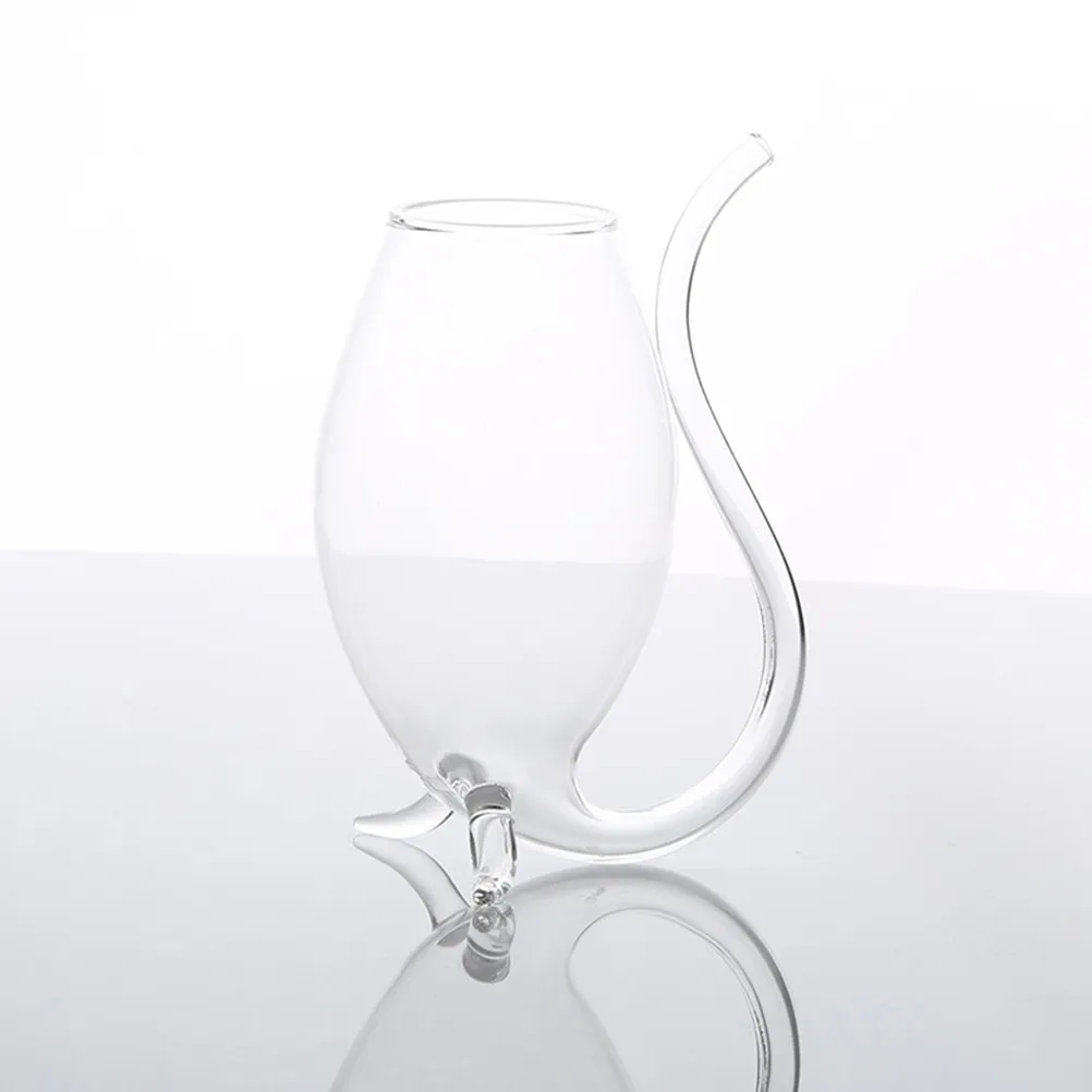 1Pcs 310Ml Vampire Wine Glass with Stable Feet and Curved Straw for Fun Themed Parties Bar Home Novelty Goblet Drinking Glass