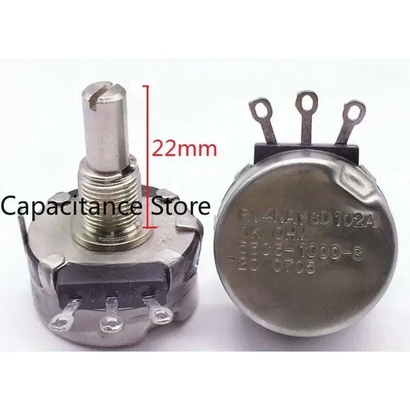 

5PCS New single coil potentiometer RV4NAYSD102A 1K with ultra long lifespan