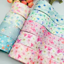 10 Yards 40mm double-sided  flower ribbon DIY handmade material Headwear for hair bows clothing shoesaccessories 2308011022