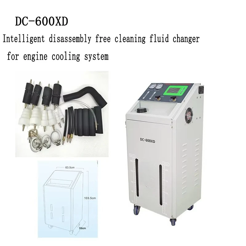 Intelligent Car Cleaning Fluid Changer for Engine Cooling System DC-600XD Disassembly-Free Metal Car Care Maintenance Tool