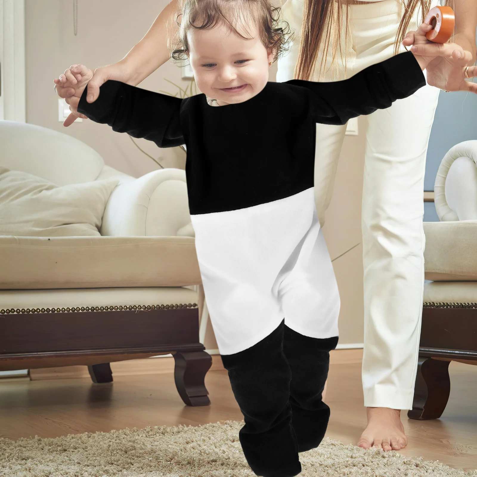 

1 комплект, костюм панды для новорожденных, мягкий комбинезон, шляпа, наряд для детской фотосессии, подарок для детского душа, реквизит для фотосъемки новорожденных, унисекс