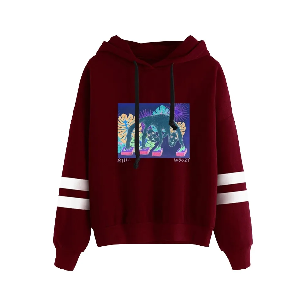 Still Woozy Merch Sudadera con capucha Unisex, sudadera de manga sin bolsillo, jersey de rapero de los años 90, ropa juvenil de Hip Hop