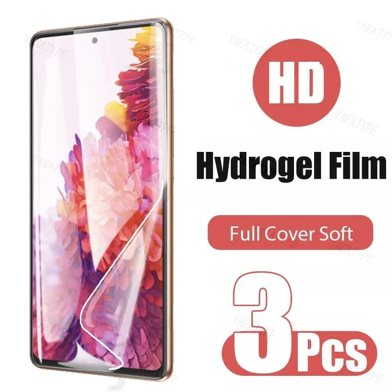 3Pcs Hydrogel Film For OPPO A20 Reno12 FS A3 PKA11 F27 A3 CPH2669 A3x CPH2641 A80 Reno12 F A3x 5G PKD130 A40m Screen Protector