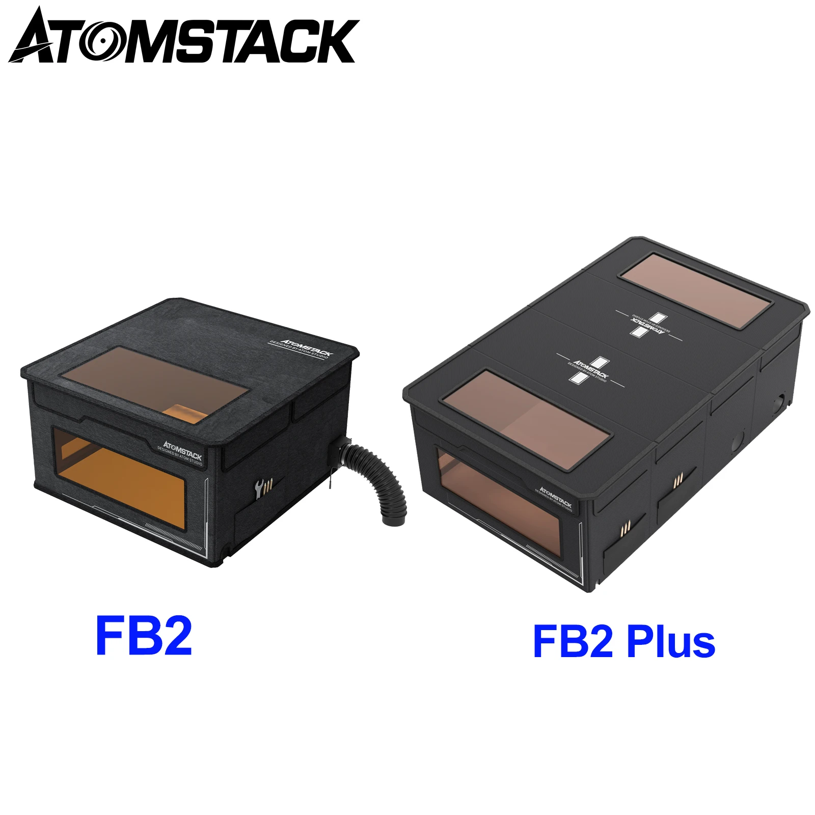 

Atomstack FB2 Enclosure Foldable Dust-Proof Cover For Universal Laser Engraver Machine 3-Layer Fireproof Protective Box FB2 Plus