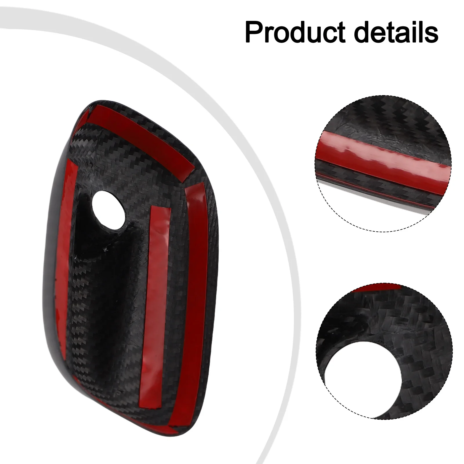 Auto Parts Antenna Cover 1 Pc 45G Anti-corrosion Black Carbon Fiber Non-deformable For Cooper F55 F56 2013-2023