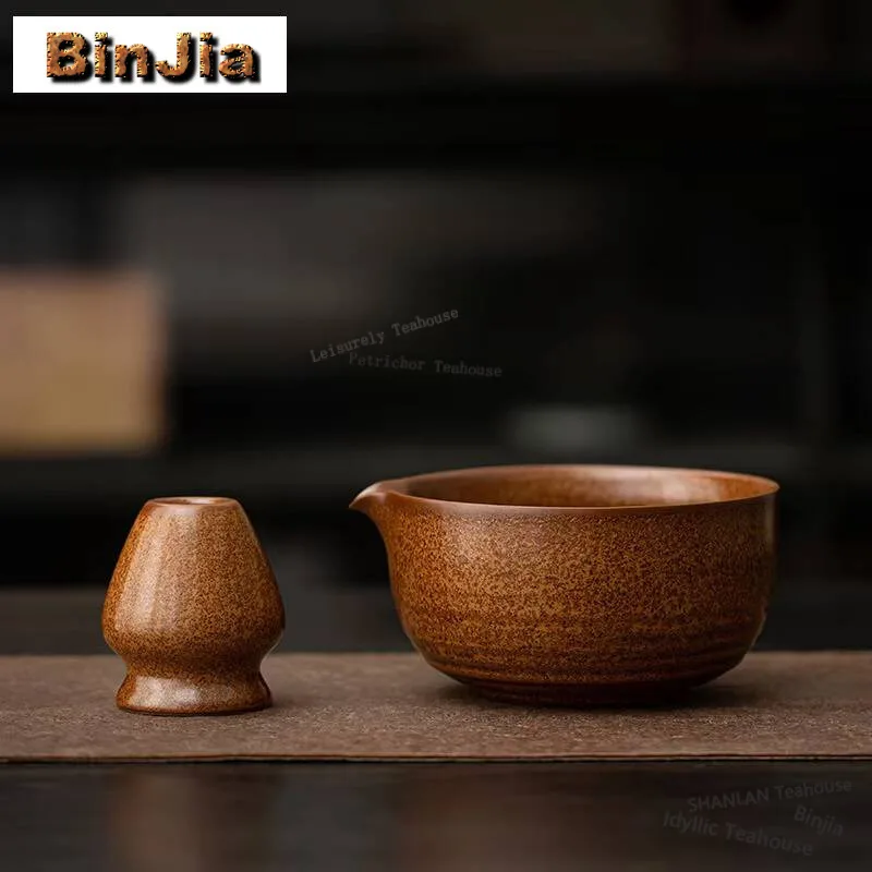 Half-snail Tea Set Complete Set Whisk Batidor Japanese Matcha Set Kit Green Tea Powder Tea Making Bamboo Tranditional Tea Sets