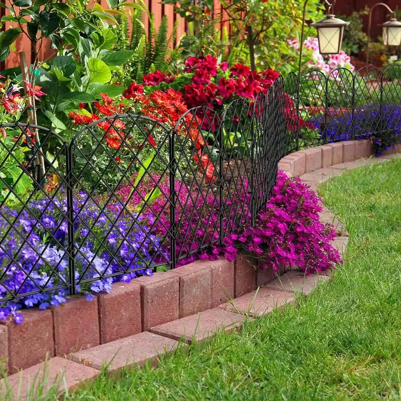 Garden Fencing Border Ornamental Wire Border Panel Fencing 10PCS Decorative Garden Fences And Borders For Yard Patio Outdoor