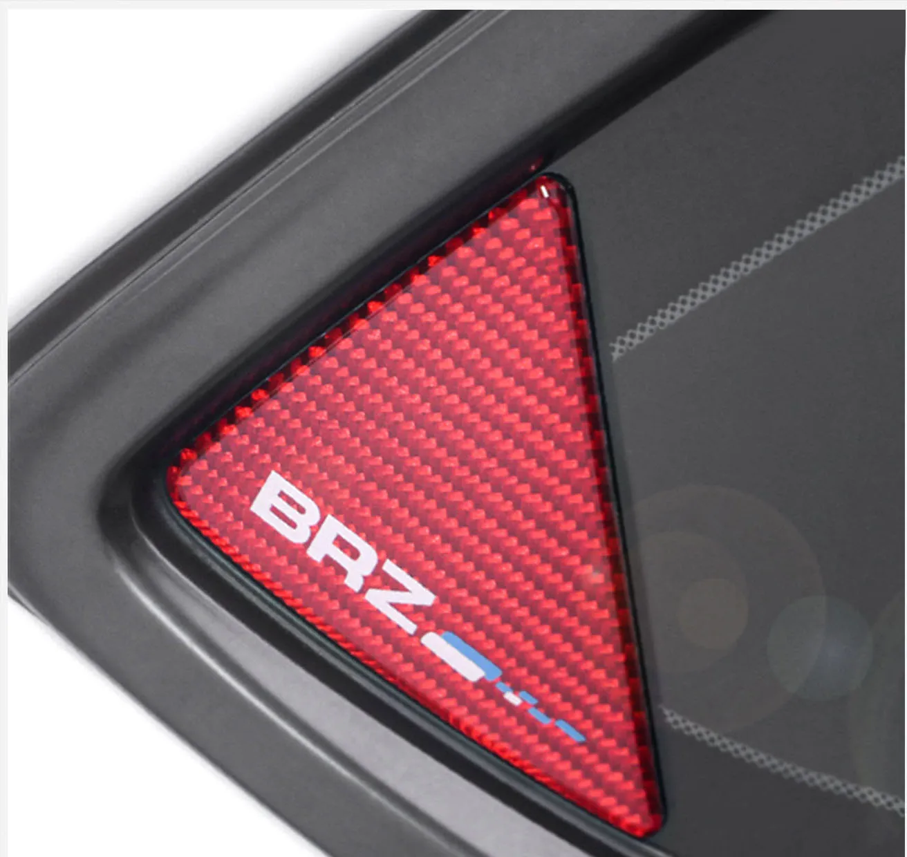 

Subaru BRZ новая модель автомобиля треугольная наклейка на окно модификация toyota 86, заднее окно из углеродного волокна, креативная наклейка на заказ