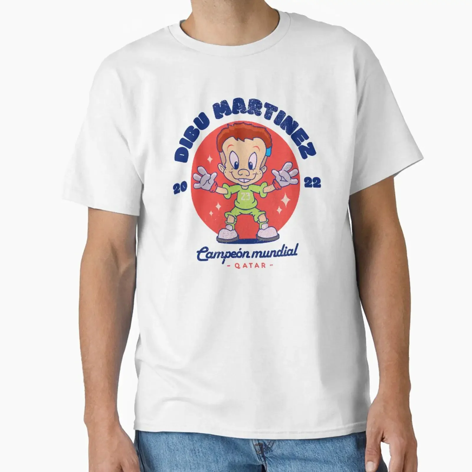 Dibu Martinez designed and sold by oskyposters vintage Washed Stretched graphic homme Soft Comfortable Unisex Stylish