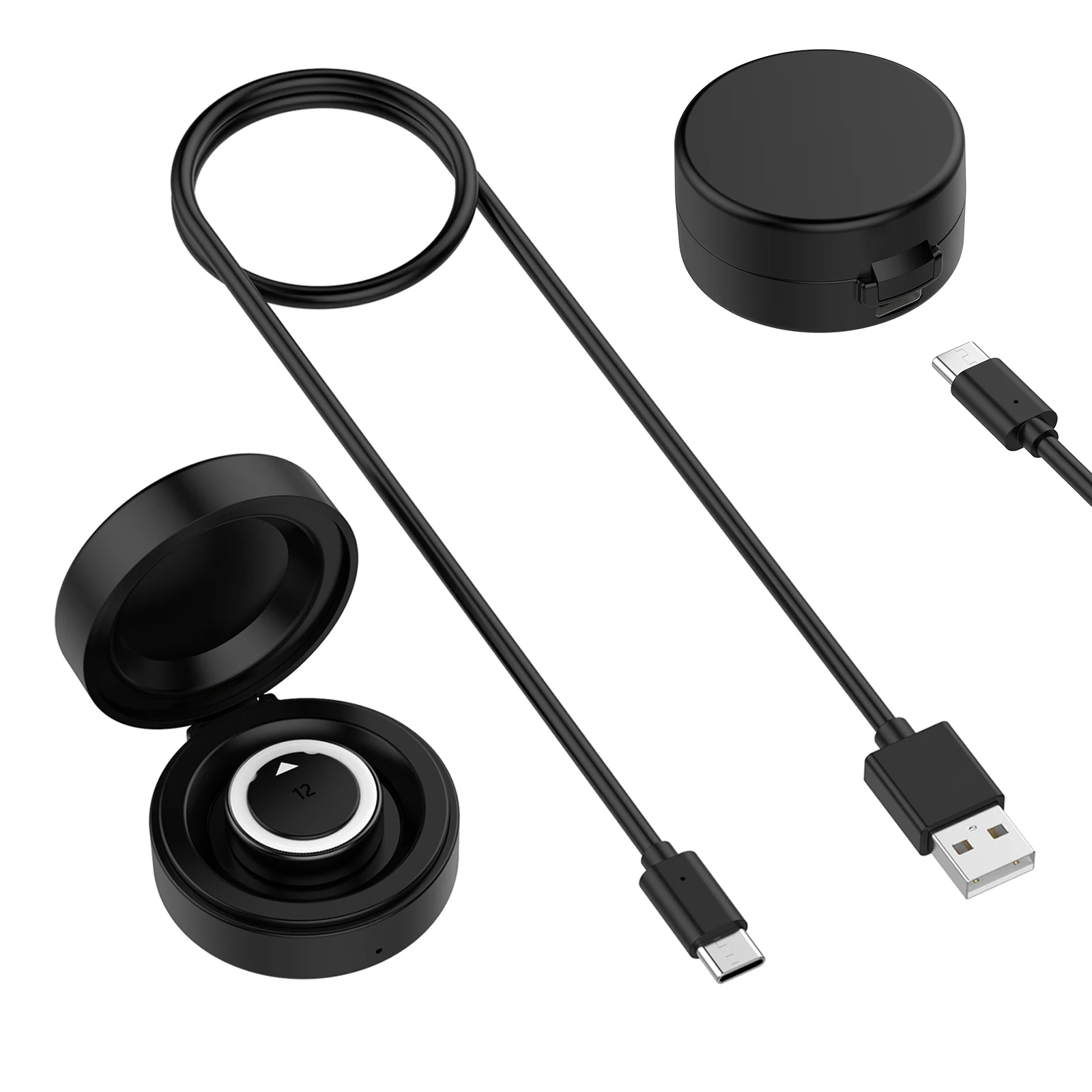 

Compatible for Oura Ring Gen4 Charging Box Portable Travel Charger Dock(Size 12)