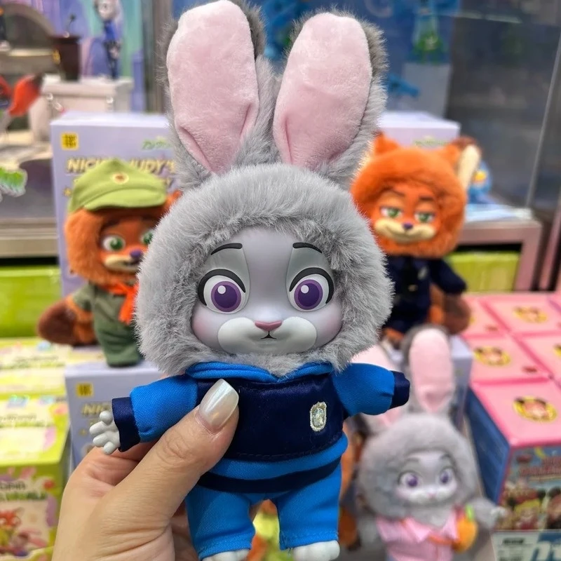 Disney Zootopia2 Sheriff Nick en Judy Growth Journey Series Blind Box Toy Collectible Gift Kerstmis en Nieuwjaar voor kinderen