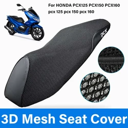 For HONDA PCX125 PCX150 PCX160 pcx 125 pcx 150 pcx 160 Motorcycle 3D Mesh Sun-proof Breathable Seat Cushion Cover Heat Cover Pad