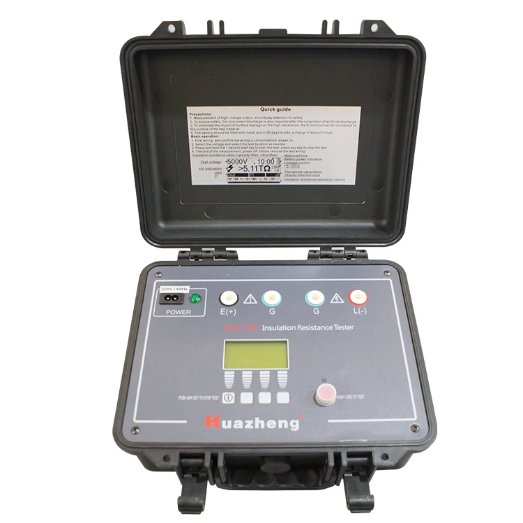 Huazheng Electric High Voltage Digital Insulation Resistance Tester 20 Kv Insulation Tester Price