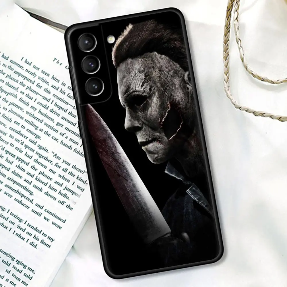 Michael Myers Horror Halloween movie S24Ultra Case For Samsung Galaxy S21 S20 FE S22 Ultra S10 S23 5G S24 Plus Soft Cover Fundas