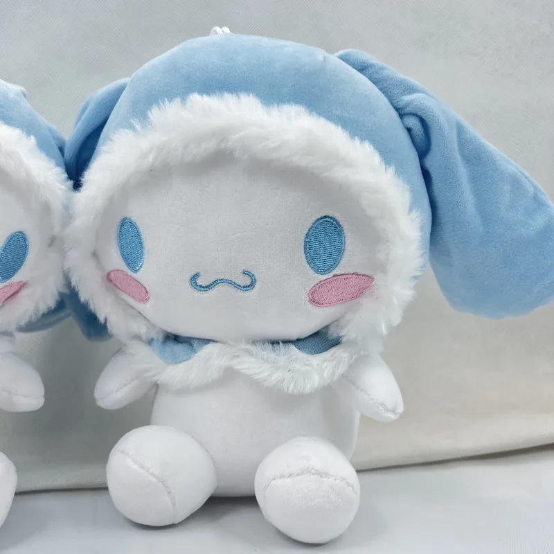 25cm Sanrio Cinnamoroll Plush Toys Cartoon Anime Elf Plush Doll Kawaii Soft Big Ear Dog Stuffed Doll Birthday For Girls Gifts