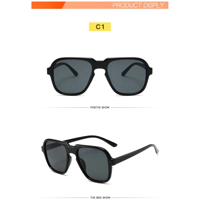 ヴィンテージブランドデザイナースクエアサングラス女性ファッションレトロキャンディーカラーメガネ女性 UV400 シェード