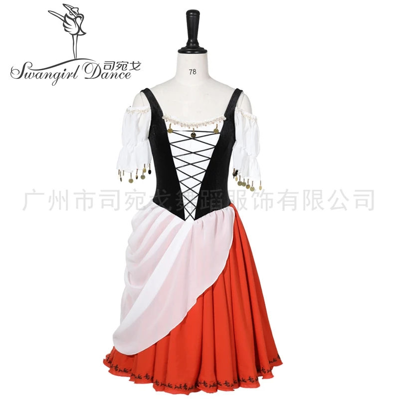 

Don Quixote Professional Ballet Stage Costumes Tutu Dress Performance Dress Girls BT4164