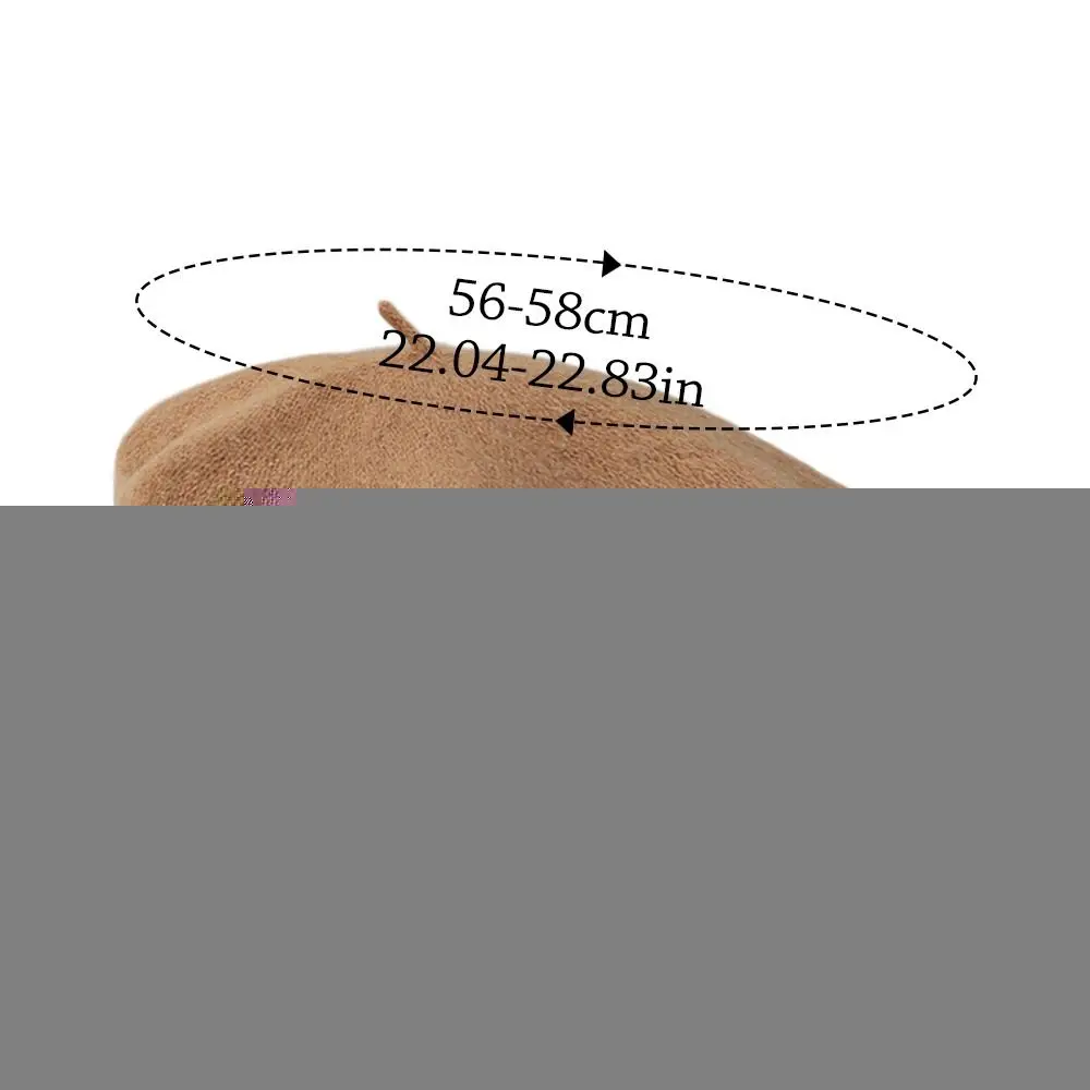 Otoño Invierno cálido boinas de lana sombrero Color sólido elegante gorra lisa todo combinado Retro artista francés sombrero señora