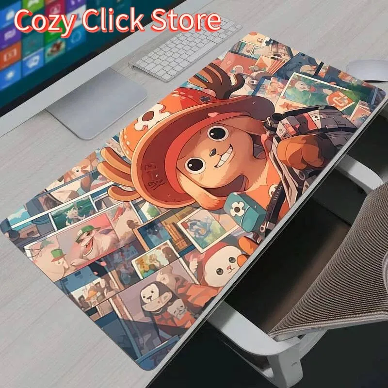 Alfombrilla grande para ratón Tony Chopper de una pieza, alfombrilla para escritorio de ordenador de oficina, teclado de mesa, accesorios para alfombras para ordenador portátil, alfombrilla para ratón para juegos