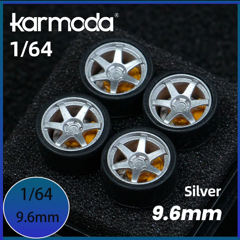 

1:64 модифицированная ступица колеса 9,6 мм, модель автомобиля из смолы с дисковым тормозом, подходит для 1/64, аксессуары для модификации модели автомобиля