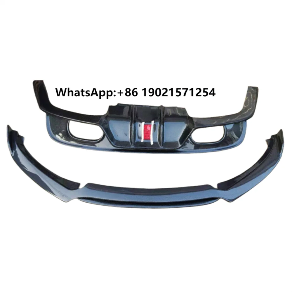

Used for Jaguar XEL Genuine Carbon Fiber Front Bumper Lip Strip LED Rear Bumper Rear Diffuser Body Kit