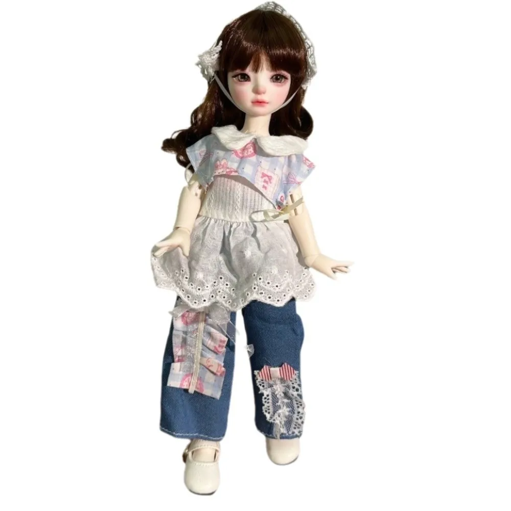 Leuk cadeau 11,8 inch 30cm kleding 6 gewrichten katoen BJD prinsessenrok 30cm maat multi-gewricht puzzel leuk