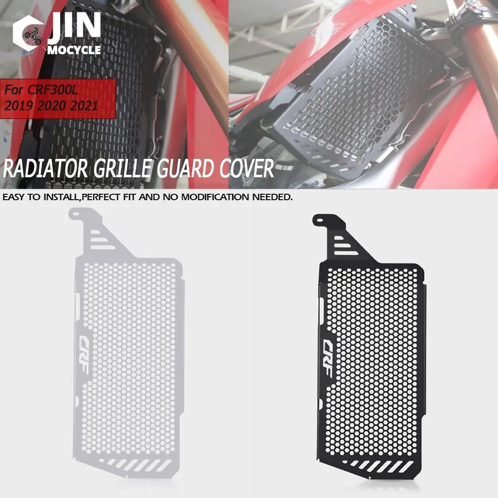 

For HONDA CRF 300L 2021 2022 CRF300L Motorcycle Accessories Radiator Grille Guard Cover Water Tank Aluminum Protector CRF 300 L