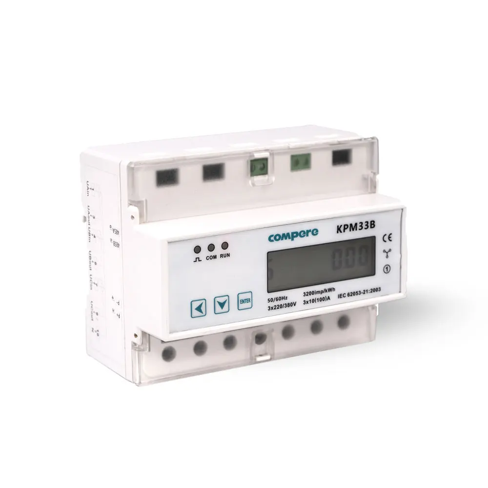 Integrated IoT Power Meter for 3 Phase Systems with 100A Capacity and 4G