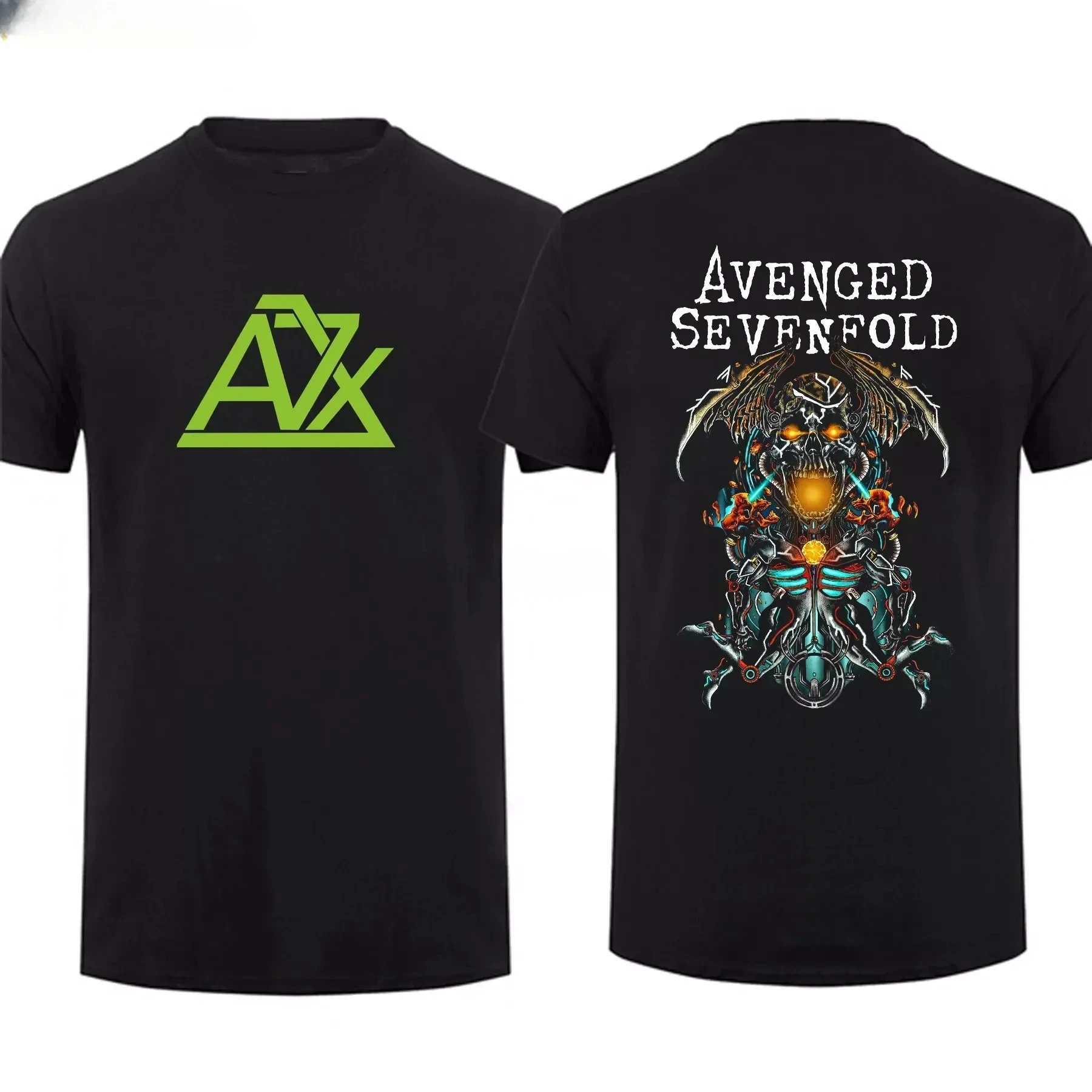 2024  Avenged Sevenfold Printed T-shirt Band Woman Man Tshirt Fans Tee Shirt Band Shirts for Men Heavy  T Shirt Men Clothing